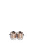 Back View - Click To Enlarge - GOLDEN GOOSE - 'Superstar' glitter leather toddler sneakers