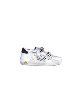 Main View - Click To Enlarge - GOLDEN GOOSE - 'Old School' laminated leather toddler sneakers