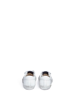 Back View - Click To Enlarge - GOLDEN GOOSE - 'Old School' leather toddler sneakers