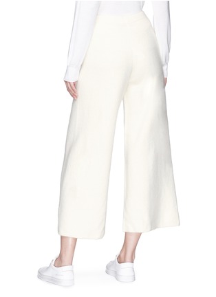 Back View - Click To Enlarge - CRUSH COLLECTION - Cashmere blend knit culottes