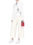 Figure View - Click To Enlarge - CRUSH COLLECTION - Cashmere blend knit culottes
