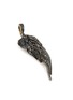 Detail View - Click To Enlarge - TUKKA - Diamond silver wing brooch