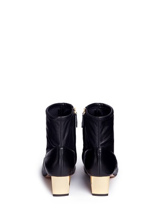 Back View - Click To Enlarge - NICHOLAS KIRKWOOD - 'Prism' leather ankle boots
