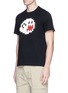 Front View - Click To Enlarge - 8-BIT - 'Haunting You' rubber appliqué unisex T-shirt