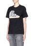 Detail View - Click To Enlarge - 8-BIT - 'Sleezy' rubber appliqué unisex T-shirt