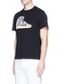 Front View - Click To Enlarge - 8-BIT - 'Sleezy' rubber appliqué unisex T-shirt
