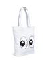 Detail View - Click To Enlarge - 8-BIT - 'All Eyes on Me' rubber appliqué tote bag