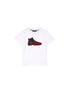 Main View - Click To Enlarge - 8-BIT - Jordan' 8-bit sneaker appliqué kids T-shirt