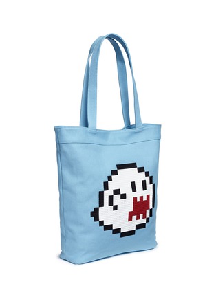 Detail View - Click To Enlarge - 8-BIT - 'Haunting You' rubber appliqué tote bag