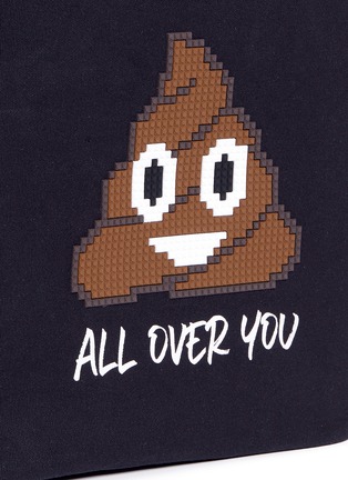  - 8-BIT - 'All Over You' rubber appliqué tote bag