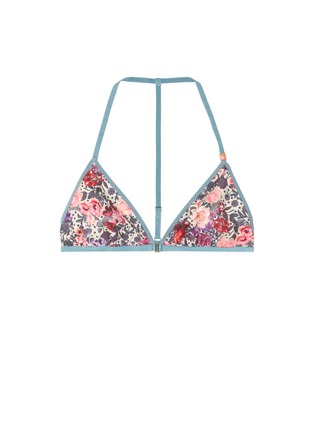 Main View - Click To Enlarge - 72930 - 'Phoenix' flower print triangle bralette