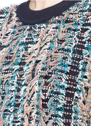 Detail View - Click To Enlarge - TOPSHOP - Braided fringe sweater