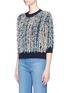 Front View - Click To Enlarge - TOPSHOP - Braided fringe sweater
