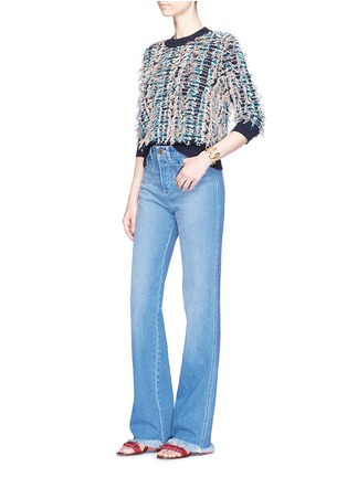 Figure View - Click To Enlarge - TOPSHOP - Braided fringe sweater