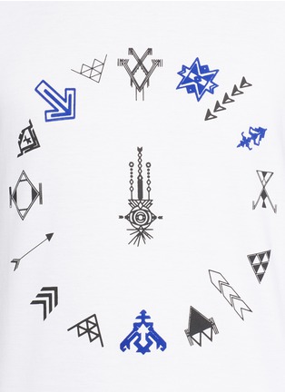 Detail View - Click To Enlarge - LANVIN - 'Destiny' tribal print T-shirt