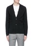 Main View - Click To Enlarge - LANVIN - Notched lapel wool-silk cardigan