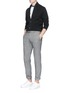 Figure View - Click To Enlarge - LANVIN - Notched lapel wool-silk cardigan