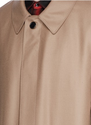Detail View - Click To Enlarge - LANVIN - Wool twill car coat