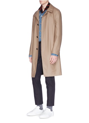 Figure View - Click To Enlarge - LANVIN - Wool twill car coat