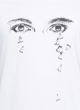 Detail View - Click To Enlarge - LANVIN - x Cédric Rivrain 'Pencil' print T-shirt