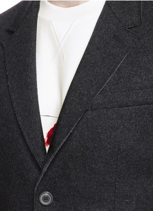 Detail View - Click To Enlarge - LANVIN - Brushed jersey soft blazer