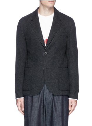 Main View - Click To Enlarge - LANVIN - Brushed jersey soft blazer