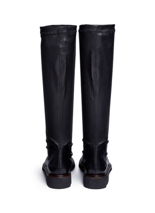 Back View - Click To Enlarge - CLERGERIE - 'Jeto' stretch leather knee high boots