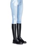 Figure View - Click To Enlarge - CLERGERIE - 'Jeto' stretch leather knee high boots