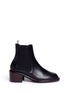 Main View - Click To Enlarge - CLERGERIE - 'Snoots' leather Chelsea boots