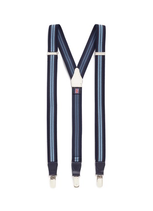 Main View - Click To Enlarge - ALBERT THURSTON - Stripe webbing suspenders