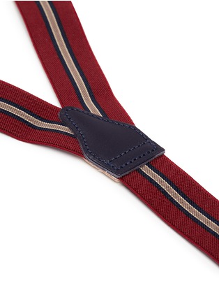 Detail View - Click To Enlarge - ALBERT THURSTON - Stripe webbing suspenders