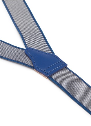 Detail View - Click To Enlarge - ALBERT THURSTON - Dot jacquard webbing suspenders