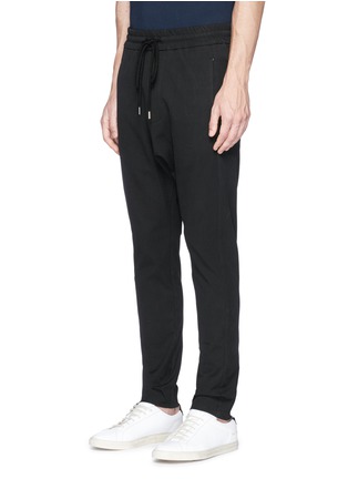 Front View - Click To Enlarge - BASSIKE - Cotton twill jogging pants
