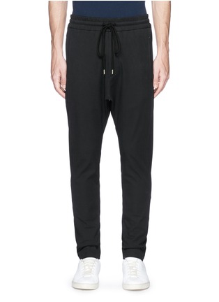 Main View - Click To Enlarge - BASSIKE - Cotton twill jogging pants