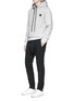 Figure View - Click To Enlarge - BASSIKE - Cotton twill jogging pants