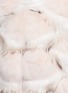 Detail View - Click To Enlarge - YVES SALOMON - Diamond panel fox fur gilet