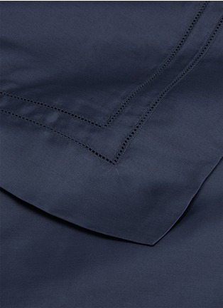 Detail View - Click To Enlarge - FRETTE - Doppio Ajour king size duvet set – Mineral Blue
