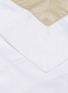 Detail View - Click To Enlarge - FRETTE - Bicolore king size duvet set – White/Beige