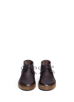 Front View - Click To Enlarge - VINCE - 'Novato' leather chukka boots
