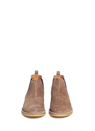 Front View - Click To Enlarge - VINCE - 'Sawyer' suede Chelsea boots
