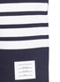 Detail View - Click To Enlarge - THOM BROWNE  - Stripe leg cotton sweat shorts