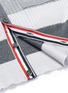 Detail View - Click To Enlarge - THOM BROWNE  - Geometric intarsia cashmere rib knit cardigan