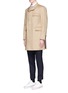 Front View - Click To Enlarge - THOM BROWNE  - Mackintosh Chesterfield coat