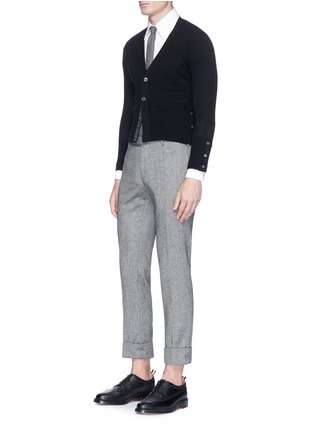 Figure View - Click To Enlarge - THOM BROWNE  - Cashmere cardigan