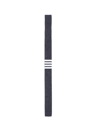 Main View - Click To Enlarge - THOM BROWNE  - Stripe wool knit tie