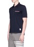 Front View - Click To Enlarge - THOM BROWNE  - Patch pocket polo shirt