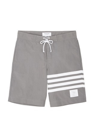 Main View - Click To Enlarge - THOM BROWNE  - Stripe print swim shorts