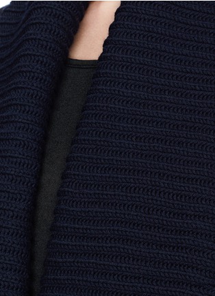 Detail View - Click To Enlarge - THE ROW - 'Maisie' waterfall chunky knit vest