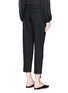 Back View - Click To Enlarge - THE ROW - 'Val' satin stripe virgin wool cropped suiting pants