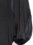 Detail View - Click To Enlarge - THE ROW - 'Latou' open back tie silk blouse